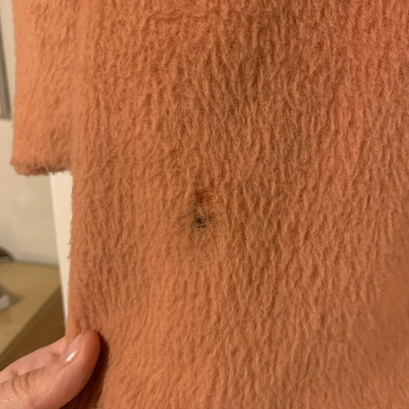 Peachy pink car coat, size small - Picture 4 of 11